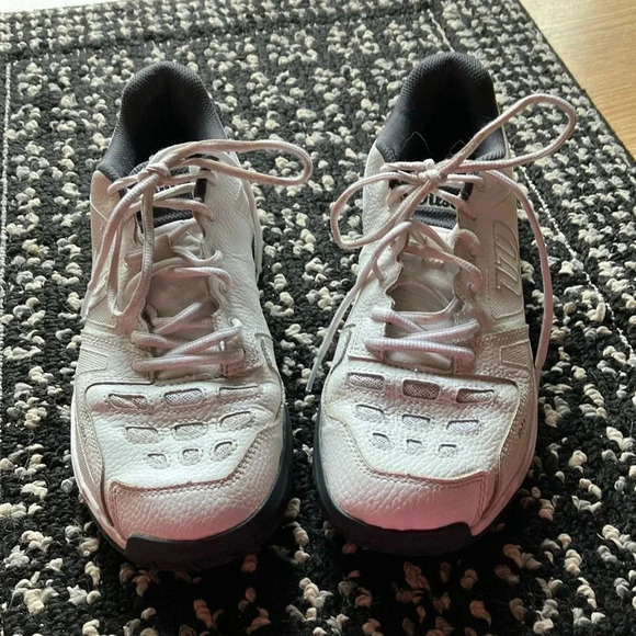RUSH COMP LTR Unisex Tennis Shoes White & Black Men Sz 10 1/2 Women Sz 12 main image 10
